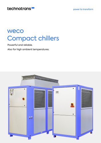 Compact chillers weco