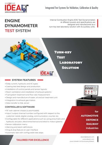 ENGINE DYNAMOMETER TEST SYSTEM