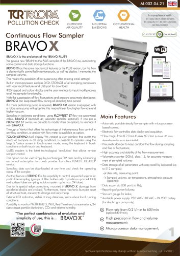 Continuous Flow Sampler BRAVOX