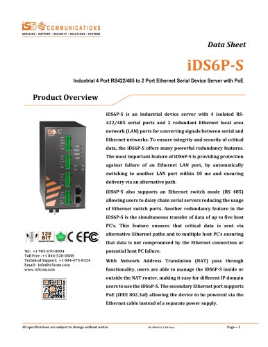 iDS6P-S