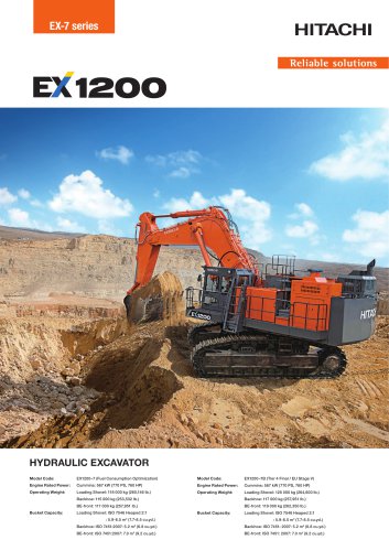 HITACHI Construction Machinery 所有产品目录和PDF技术手册