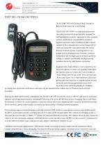 Waterproof 12 keys industrial durable polymer keypad