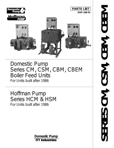 Domestic and Hoffman Control Panels