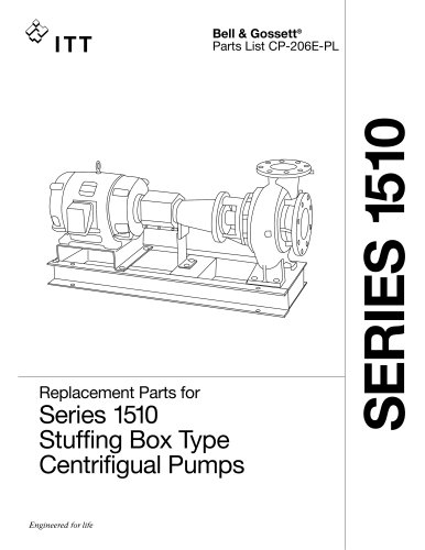 Series 1510 Stuffing Box Pumps