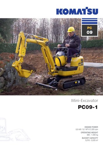 mini excavator PC09-1