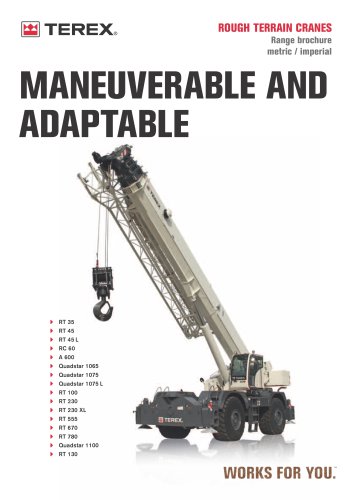 Rough TeRRain  cRanes