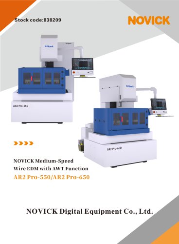 NOVICK Medium-Speed Wire EDM with AWT Function