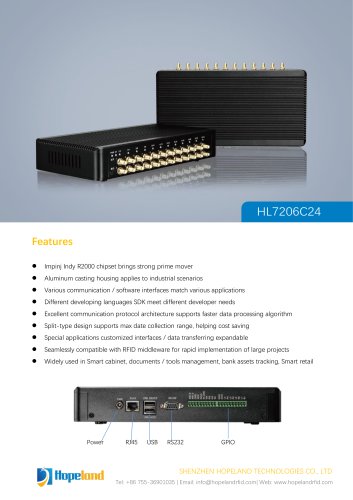 HL7206C24 24-Port Reader_datasheet