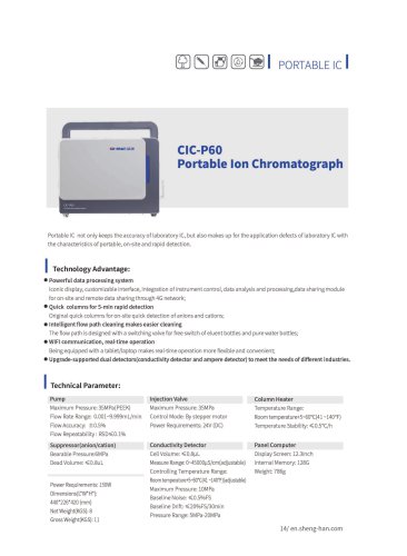 SHINE- Portable Ion Chromatograph CIC-P60