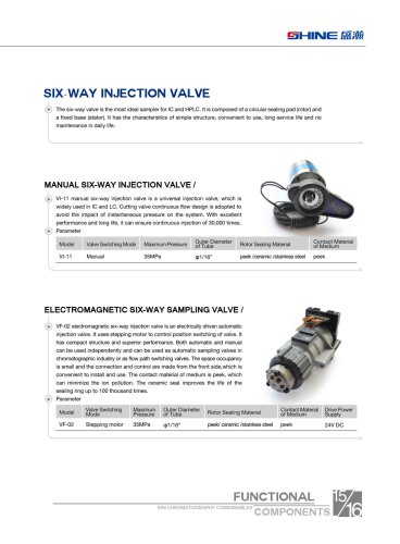 SHINE- Six-way Injection Valve