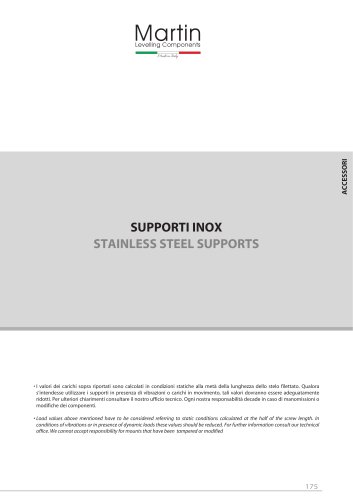 Stainless Steel Supports