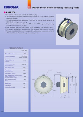 T.HH.700   -  HIRTH rotary tables  