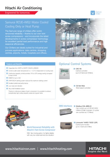 RCUE-WG2 Water Cooled