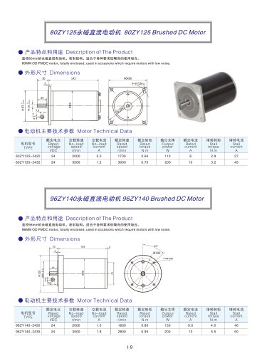 DYD MOTOR_Brushed DC Motor_96ZY140