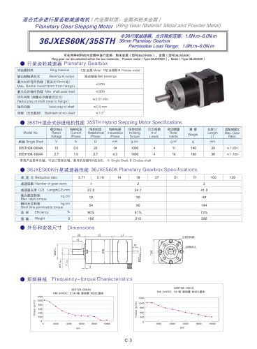 DYD-Planetary Geared Stepping Motor-36JXES60K/35STH
