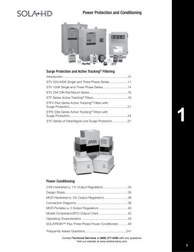 Surge Protection, Filtering, Date/Line Surge Protection 