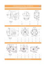 3.5MF hydraulic gear motor