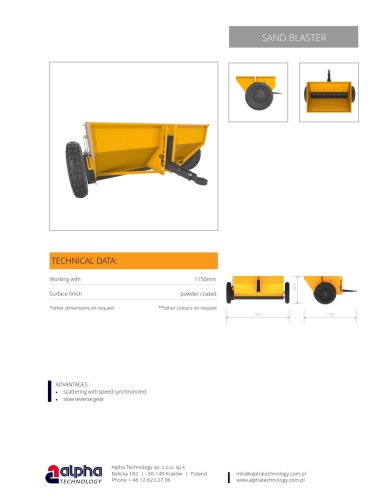 Sand blasting