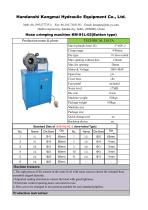 KM-91L-2 KM   hose crimping machine