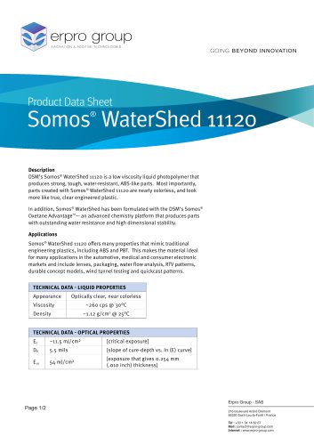 Somos® WaterShed 11120