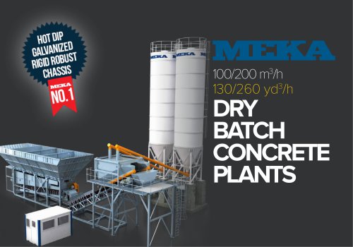 DRY BATCH CONCRETE PLANTS