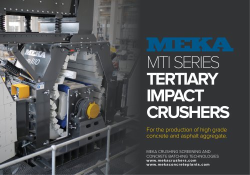 MEKA TERTIARY IMPACT CRUSHER