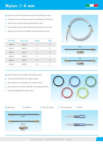Nylon ∅ 4 mm