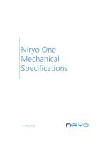 Niryo One Mechanical Specifications