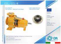 CCL / CCL-B - Lined Mechanical Seal Pump