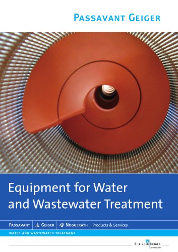 Equipment forWater andWastewater Treatment