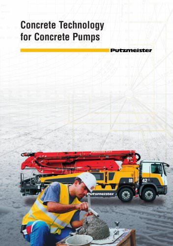 Concrete Technology for Concrete Pumps