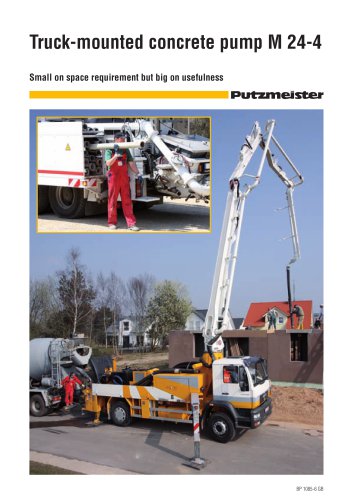 Truck-mounted concrete pump M24-4