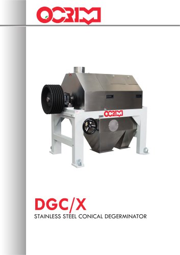 DGC/X STAINLESS STEEL CONICAL DEGERMINATOR