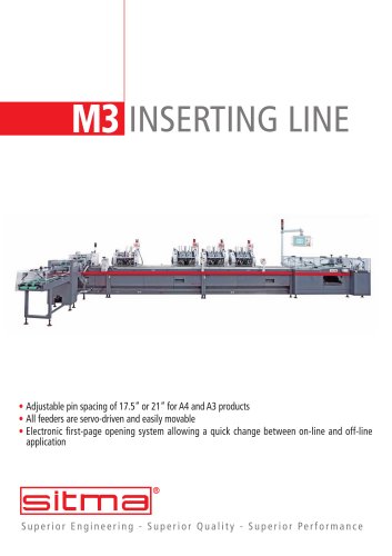 M3  Automatic inserting line for newspapers and magazines