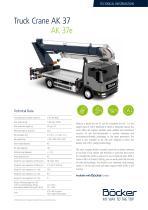 Truck Crane AK 37 AK 37e