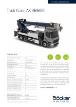 Truck Crane AK 46/6000