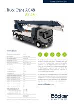 Truck Crane AK 486AK 48e