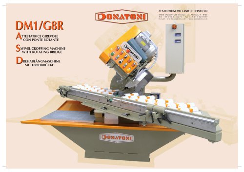 DM1/G8R CROPPING MACHINE S WITH ROTATING BRIDGE