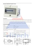 Hitech Pulse totalizer counter 404 series