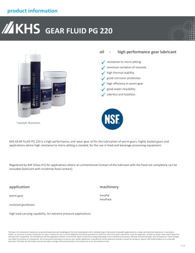 KHS GEAR FLUID PG 220