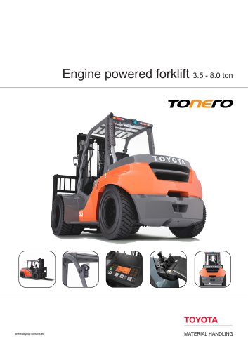 Engine powered forklift 3.5 - 8.0 ton