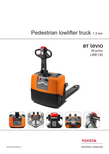 Pedestrian lowlifter truck 1.3 ton BT levio W-series LWE130