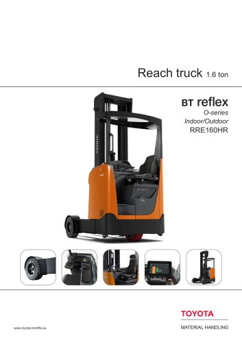 Reach truck 1.6 ton bt reflex O-series Indoor/Outdoor RRE160HR