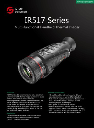 Thermal imaging system GUIDE IR517 Series