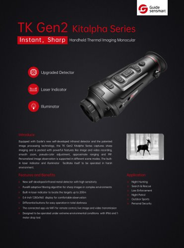 TK Gen2 Handheld Thermal Imaging Monocular Kitalpha Series