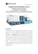 Horizontal injection molding machine TH450PVC