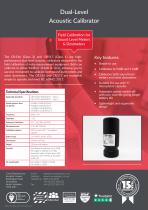 Dual-Level Acoustic Calibrator