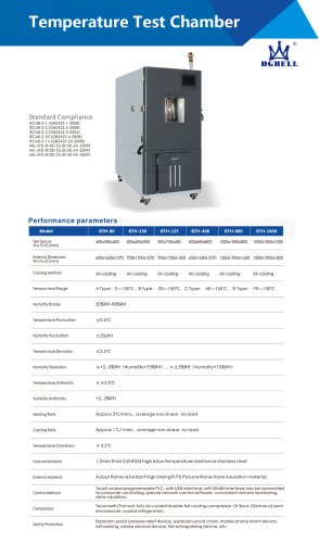 Climate Humidity Constant Temperature Test Chambers ECOHPP-BTH