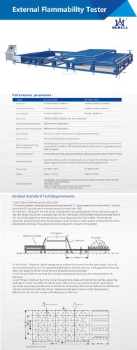 External Flammability Tester EXTERNAL-FIRE-BE