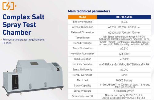 GDBELL Complex Salt Spray Test Chamber
